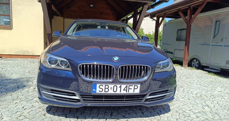 BMW Seria 5 cena 68000 przebieg: 176000, rok produkcji 2015 z Biała małe 121